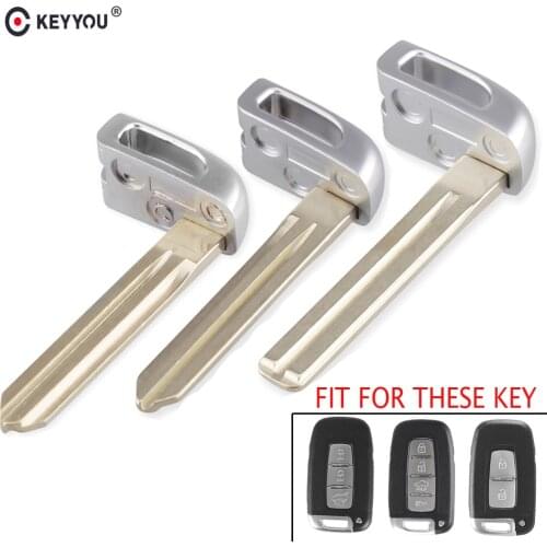 KEYYOU For Hyundai I30 Ix35 Equus Genesis Velo Sonata Elantra For Kia K2 K5 Sportage Forte Remote Blank Smart Key Blade TOY40