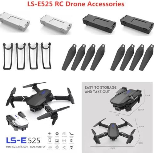 LSRC E525 LS-E525 RC Drone Spare Parts 1800MAH Battery Propeller For LS-E525 LSRC E525 RC Drone Accessories E525 Blades Battery