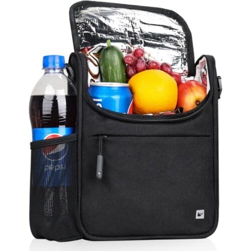 Rhinowalk 5L Multifunction Waterpoof Handlebar Bag, Aluminum Insulation Cooler Bag Front Frame Tube Bag With Shoulder Strap