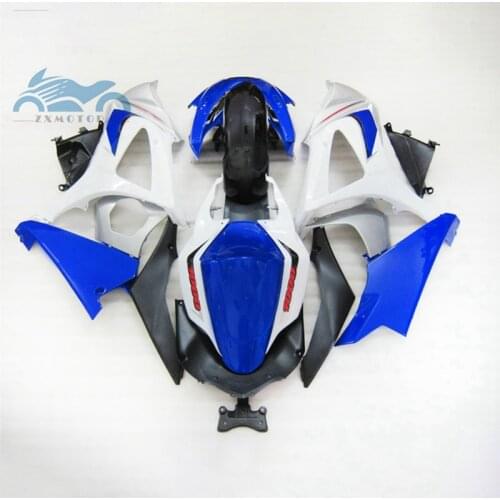 Upgrade body Fairing kits for SUZUKI GSXR1000 2007 2008 K7 motorcycles racing fairings kit 07 08 GSX R1000 blue white bodyworks