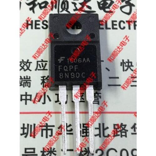 Original New / 5pcs / FQPF8N90C TO-220F 900V 8A