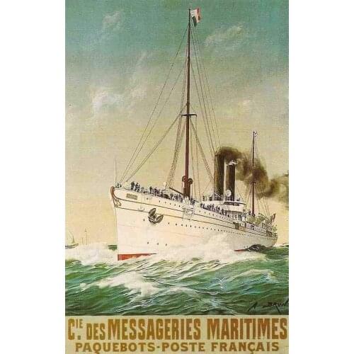 CruIse SHip LIner Old Fashion Metal Tin Sign Vintage Look Sign Metal Plate for Home Bar Coffee Club Poster Wall Decoration