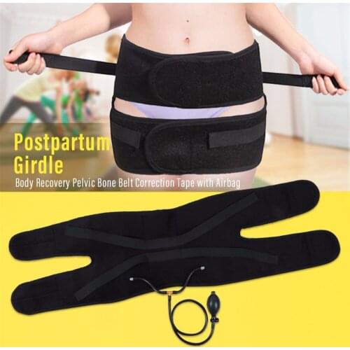 Women Postpartum Belt Postpartum Girdle Body Recovery Pelvic Bone Belt Correction Tape with Airbag Pneumatic Type Pelvic Zone