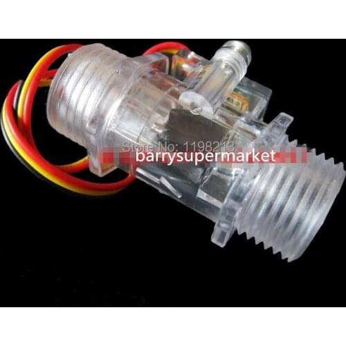 Transparent New Water Flow Sensor Flowmeter Hall Water control 1-30L/min 2.0MPa Flow sensor