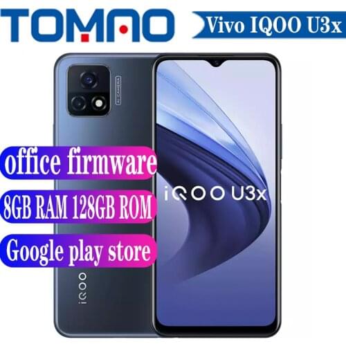 Original New Vivo iQOO U3x 5G Mobilephone 90Hz Snapdragon 480 Octa Core 5000mAh 18W 6.58" LCD 13MP Camera Android 11 Google Play
