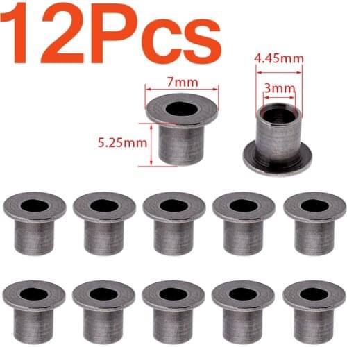 12pcs Steering Plate Bushing For 1/10 R/C Model Car Spare Parts Hardware Fit HPI Bullet MT 3.0 WR8 Flux Redcat HSP 02101