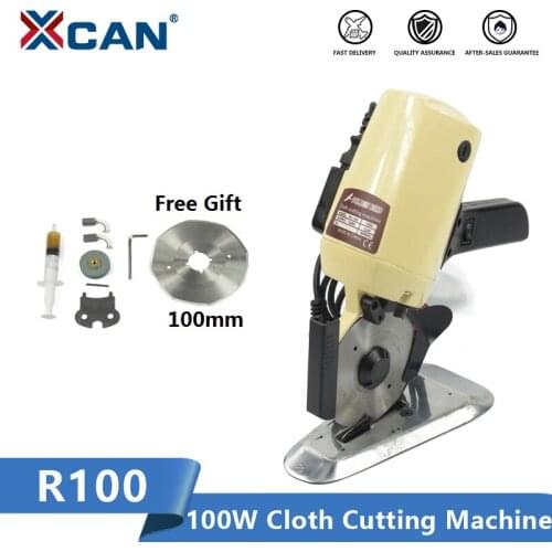 XCAN R100 Electric Cloth Cutting Machine 110V/220V 100W Leather Fabric Electric Cutter Machine Sewing Power Tool