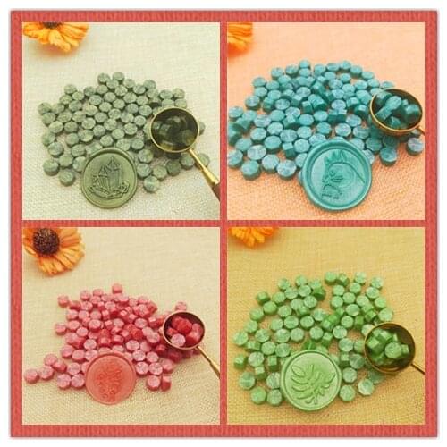 100pcs / lot vintage wax sealing tablet pill beads granule / bead / Strip sticks for envelope wedding wax seal antique wax seali