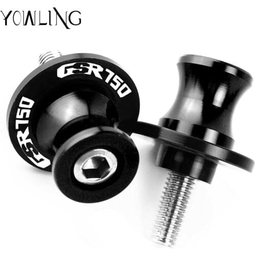 8mm Swingarm Stand Screws Motorcycle Frame Stands Swing Arm Spools Sliders For SUZUKI GSR 750 GSR750 2011 2012 2013 2014 2015 16