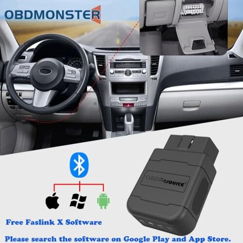 P01 ELM327 1.5V OBD2 Scanner Bluetooth PIC18F25K80 ELM327 Car Diagnostic Tool for Android/IOS/Faslink ELM 327 OBD 2 Autoscanner
