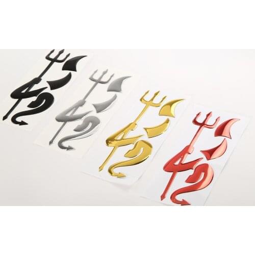 Car Styling 3D Funny Sticker Little Devil Automobile Decal Car Decoration Easy to use
