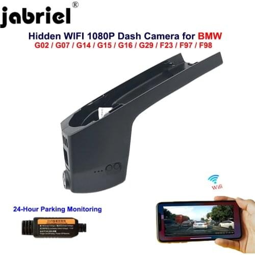Jabriel Full HD Car Dvr Dash Cam for BMW X6 F16 G06 X4 G02 F98 X4M 8 Series G14 G15 G16 Z4 G29 X7 G07 F23 X3M F97 2018 2019 2020