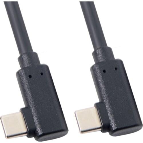 USB-C Type-C to Type-C Cable Gen2 10Gbps 65W Dual 90 Degree Left Right Angled Type