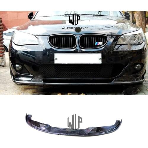 E60 5 Series Car Styling High Quality Carbon Fiber Auto Car Front lip Aprons Splittter For BMW E60 5 Series M5 Car Body Kit