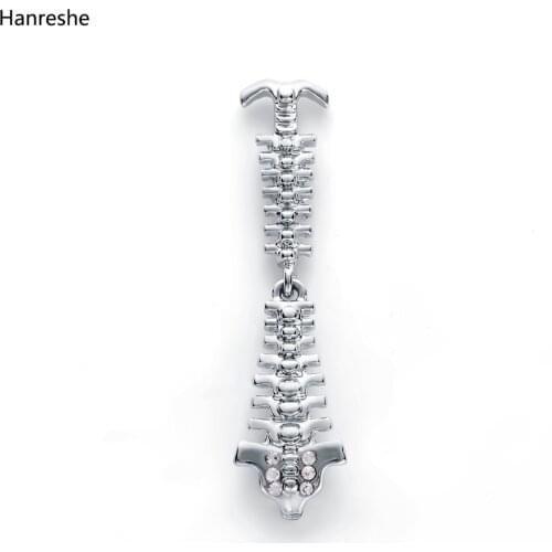 Hot Sale Gold Color Vertebra Pins and Brooches Nurse Medical Jewelry Cute Pin Badge Christmas Pins Metal Gift Women Accessories