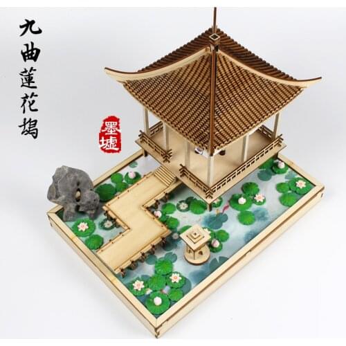 Grandmaster of Demonic Cultivation Wei Wuxian Wangji Scene Model DIY Fit Figure Doll Toy Lian Hua Wu Material Package Cosplay C