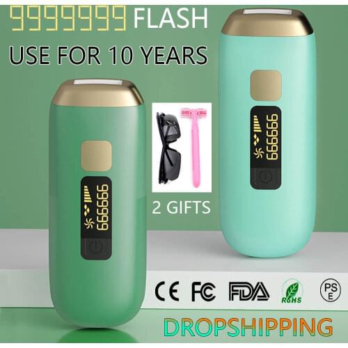 2021 IPL Body Hair Remover Pro Painless Machine Flash Laser Removal Epilator Device Permanent Electric Threading Pore Depilator