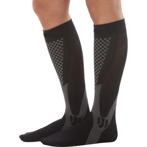 Compression Socks Nylon Stockings Medical Nursing Sports Black Compression Socks Outdoor Running Cycling Long Pressure Stockings