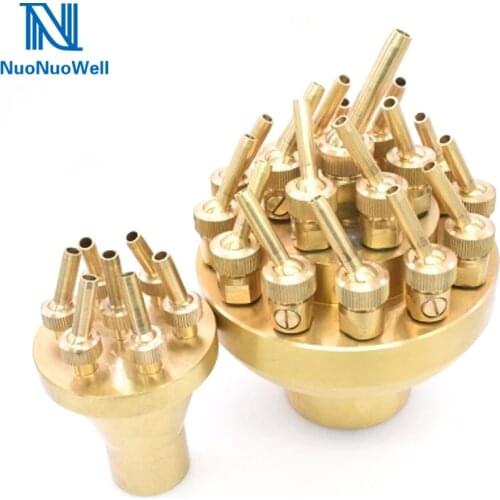 Brass Quality Adjustable Center Straight Jet Sprinkler Pond Pool Landscape Spray Head Garden Square Fountain Nozzle D25 DN40/50