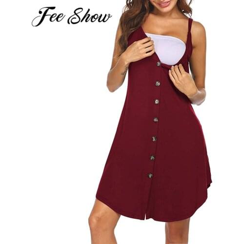 Maternity V Neck Breastfeeding Nightgown Childbirth Nightdress Sling Nursing Pajamas Pregnant Women Lounge Nightwear Sleepwear
