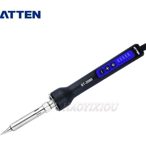 ATTEN Soldering Iron kit ST-2080 110V 220V with Digital LCD Display Temperature Adjustable Tips