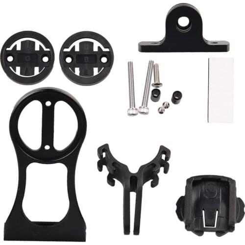 Aaluminum Alloy Bicycle Computer Stand Cycling Bike Extender Bicycle Speedometer Stem Dual Mounts For Garmin Bryton Cateye