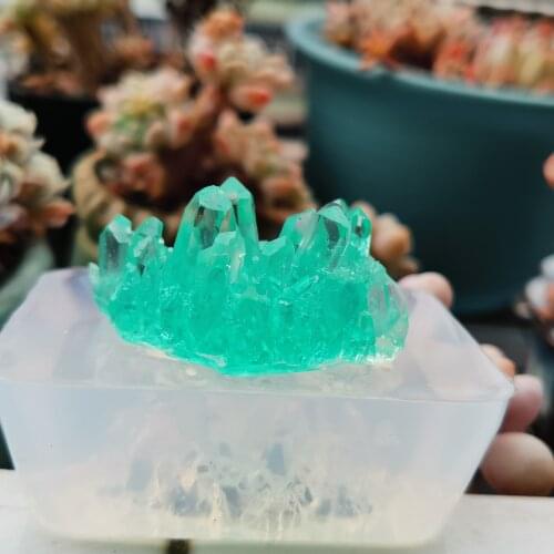 Transparent Silicone Mould Resin Decorative Craft DIY Crystal icicle Crystal cluster handmade Mold epoxy resin molds for jewelry