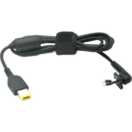 DC Tip Plug Connector Cord Laptop Power Cable for Lenovo Thinkpad Yoga Square Connector Charger Laptop Adapter Dc Cable