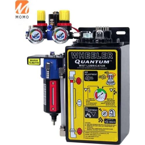 Spraying type lubricator oiler for circular knitting machines