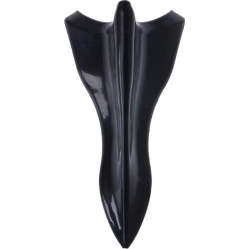 1Pcs Universal EVO-Style Pu Rear Roof Shark Fins Spoiler Shark Fin Diffuser Vortex Generator Car Roof Spoiler Bumper E7CA