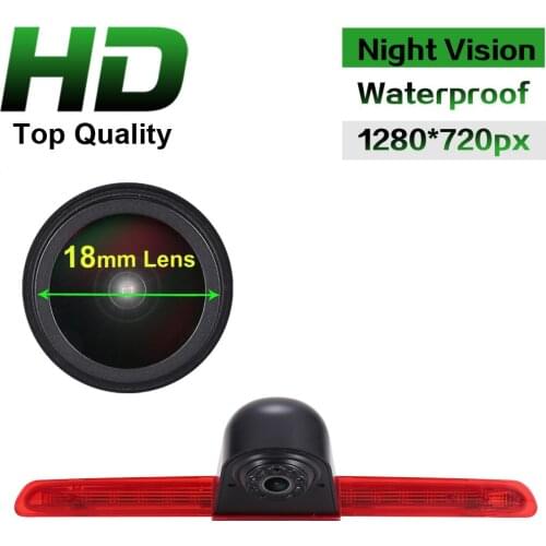 18mm HD lens waterproof car camera for VW T6 Bremslicht Vehicle Backup Camera Centre High Mount Stop Lamp Parking Light