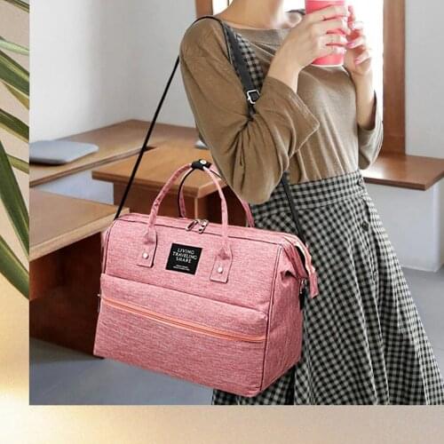 Waterproof Diaper Bag For Baby Care Multi-functional Mummy Bag Large Capacity Diaper Backpack Maternity Hangbag With 2 Straps