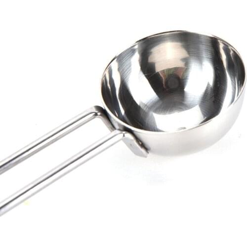 High quality Stainless Steel Coffee Tea Bean Spoon Teaspoon With Long Handle Measuring Spoons Home Kitchen Bar Stirring