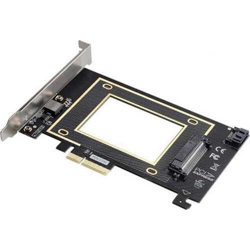 Expansion-Card High Speed 32GT/S PCIE to U.2 Adapter Card PCI Express-X16 Rev3.0 SFF8639 for 2.5 Inch NVME SSD