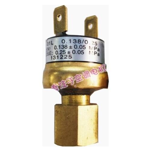 YK Series Pressure Switch Controller YK-01L 0.138/0.25 MPA air Conditioning Heat Pump High Pressure Low Pressure Close Connectio