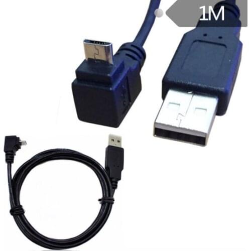 100pcs x Up Angled 90 degree Micro USB to USB Data Charge Cable for S5 i9300 N7100