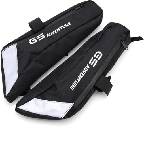 2PCS Motorcycle Rear Frame Side Pockets Travel Placement Bags for BMW R1250GS R1250GS Adventure R1200GS LC 2013-up