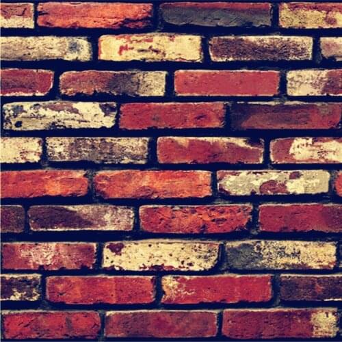 3D environmental protection PVC wood grain wall sticker brick stone wallpaper antique effect home decoration room self-adhesive