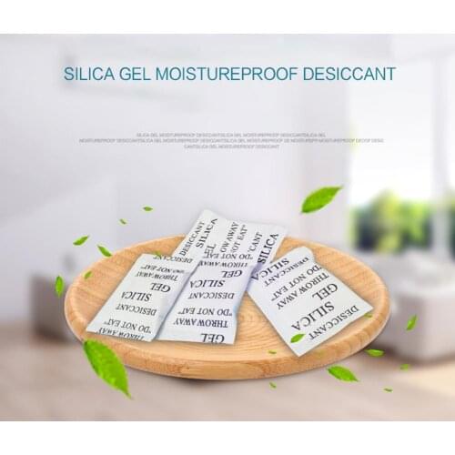 50PCS/Packs Non-Toxic Silica Gel Desiccant Damp Moisture Absorber Dehumidifier For Room Kitchen Clothes Food Storage Dropship