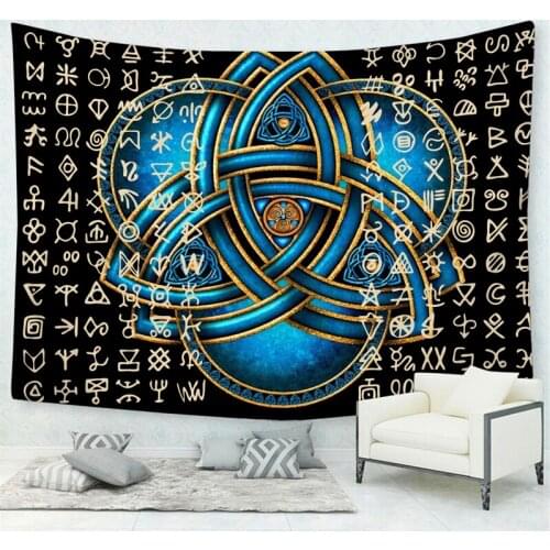 Astrology Decoration Tapestry White Black Tapestry Home Decoration Accessories Witchcraft Supplies