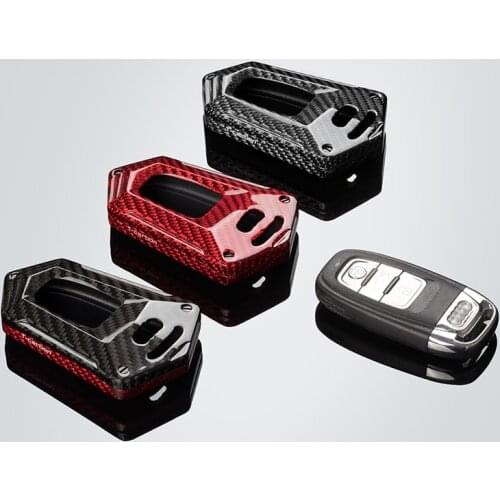 Car key Car modification Carbon Fiber Remote Key Fob Case Shell For Audi Q5 SQ5 A4 S4 A5 S5 B8 8K B8.5 A6 S6 C7 A7 S7