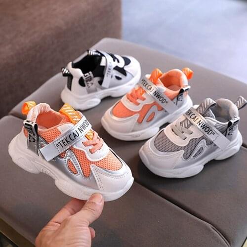 Kids Shoes 2021 Autumn New Boys Girls Causal Mesh Sneakers Child Breathable Sports Shoes 1-3 Years Baby Toddler Fashion Shoes