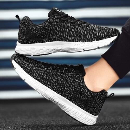 Sneakers Fitness High Quality Lace-up Men Outdoor Running Shoes Sport Husband Jogging Training Shoes Zapatillas Size 39-47