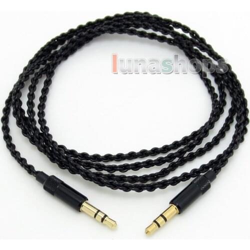 LN004322 3.5mm male to Male Earphone audio DIY 4*18 core 72 OFC wire cable For Beyerdynamic Custom One Pro Plus Headphone etc