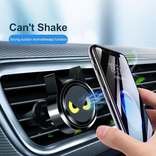 Magnetic Aromatherapy Mobile Phone Holder 2 In1 Air Vent Mobile Phone Holder+ Air Freshener Stand For IPhone Xiaomi Samsung