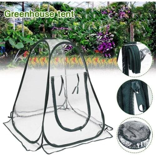 Mini Portable Plastic Greenhouse Clear Cover Flowers Bonsai Plants Grow Tent Aim to improve the growth rate of your bonsai plant
