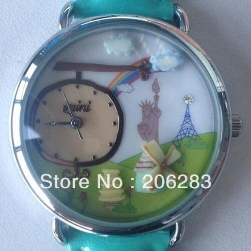 MN871W Fashion originality MINI watch 3D farm watch DIY women watch 1pc+free shipping