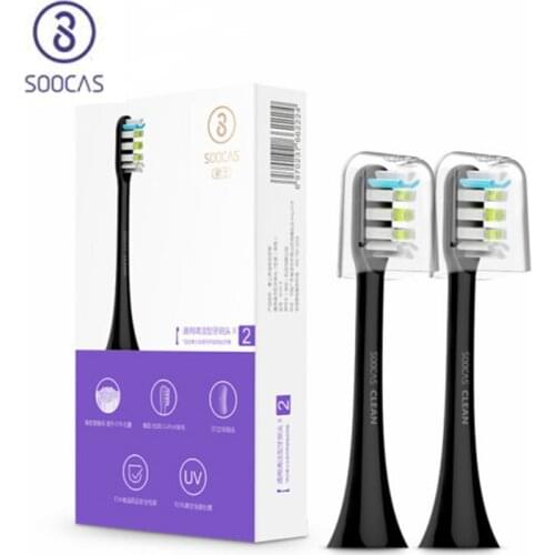 Original 2PCS SOOCAS Replacement Toothbrush Head for SOOCAS / SOOCARE X3 Mi Xiaomi Home APP Control Teethbrush