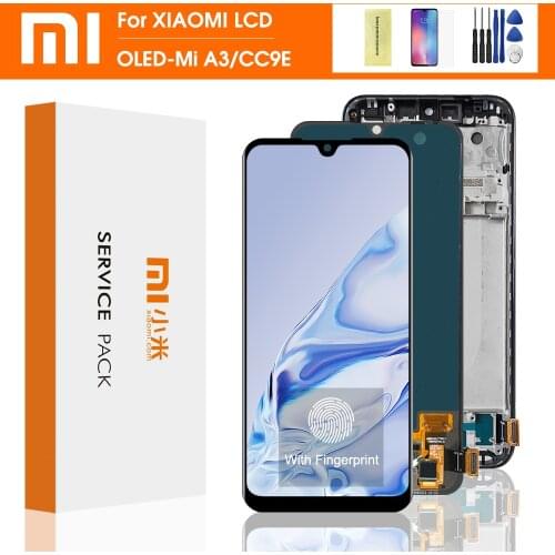 AMOLED/TFT For Xiaomi Mi A3 LCD MIA3 Touch Screen For Xiaomi MI CC9E Screen Replace Digitizer For Xiaomi Mi A3 Display 6.01