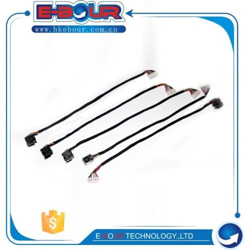 10PCS Per Lot DC Power Jack for HP Pavilion G56 G62 HDX18 Laptop DC Jack Connector with Cable